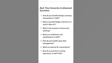 FICO INTERVIEW QUESTIONS #fi interview questions #sap