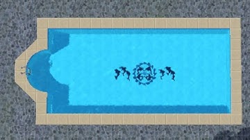 Sims 3 - My 4 favorite pools.