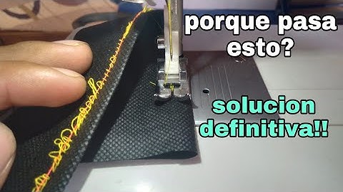 porque la maquina de coser familiar casera cose flojo abajo o enreda el hilo.