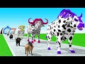 動物をペイントする Paint Animals BigBull,Cow Cartoon,Buffalo,Yak,Ox,Bison Fountain Crossing Animal Games