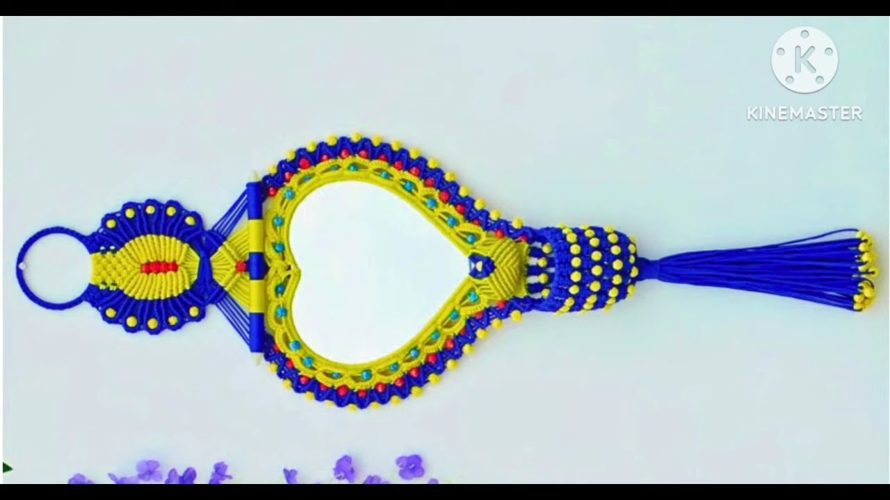 Macrame mirror new design 2024 /micron new design