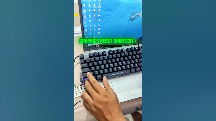Reset Your Graphics Driver in Seconds! One Shortcut in Windows 10/11 🤯 #WindowsTrick #tips #tricks