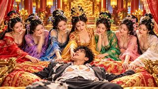 Poor guy time-travels as fake eunuch into Empress's bed—7 beauties race to bear his child!