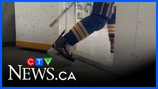 Canadian Armed Forces face off in hockey game