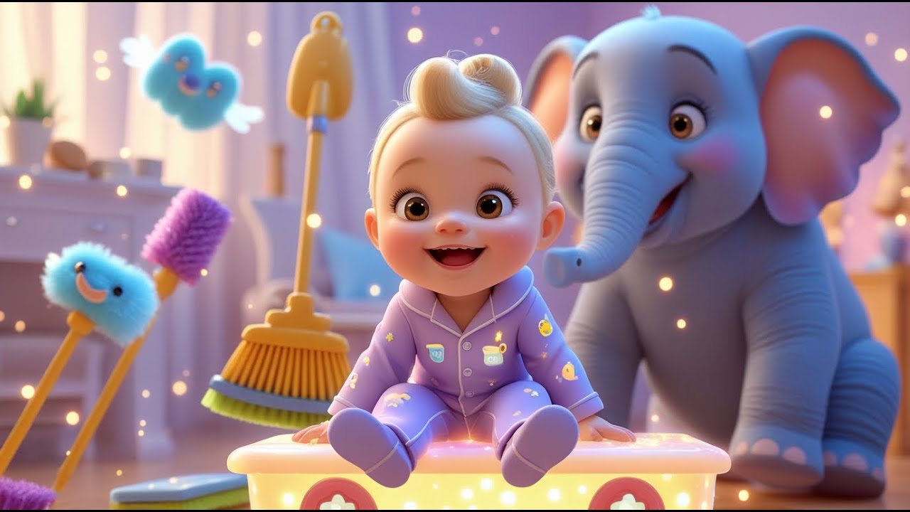 Clean Team – Tidy Up with JJ! | Fun Cleaning Song for Kids | Nursery Rhymes & Learning