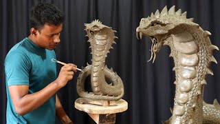Dragon snake making with clay very easy | clay art
