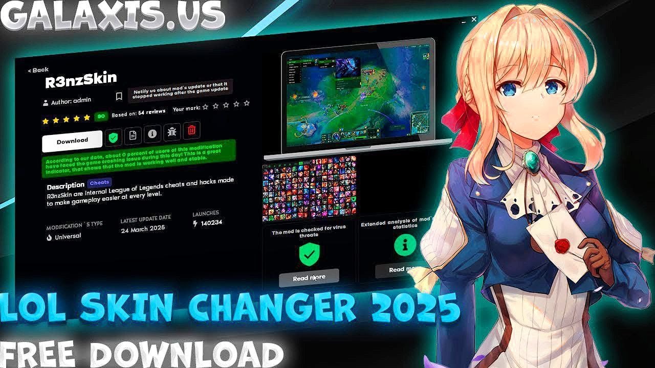 LOL SkinChanger 2025 | LOL Skin Mod | Lol Custom Skins | Updated | Vanguard Bypass
