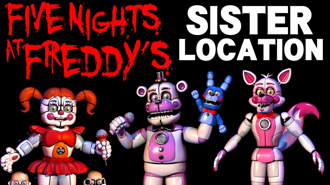 Five Nights At Freddy S Sister Location Part 1 Blind Gameplay Live Scream Circus Baby S Pizza Youtube