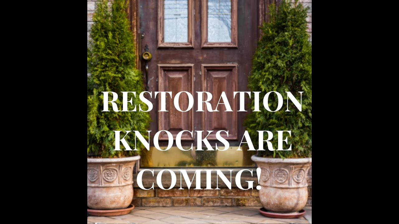 The restoration knock is coming! An angel is with your loved one NOW! #propheticword #restoration