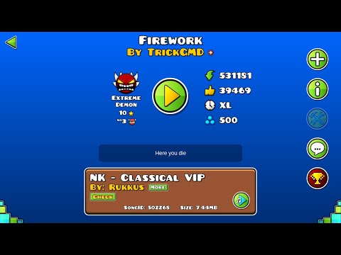 Geometry Dash Firework 5%