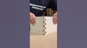 Wide Box Joints Made Easy #shorts #woodworking #diy