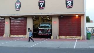 SFFD E7 Responding on Code 3