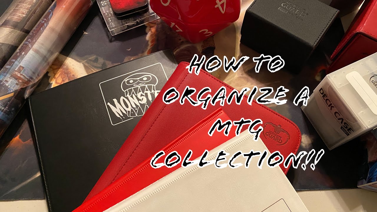Magic Collection Organized How to organize a MTG collection!! - YouTube