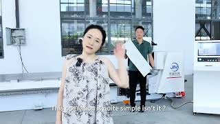 Celebrity JIANMENG Automated Four-Side V Grooving │ 90° Rotary Head Demo#metalfabrication #factory #vgrooving Profile