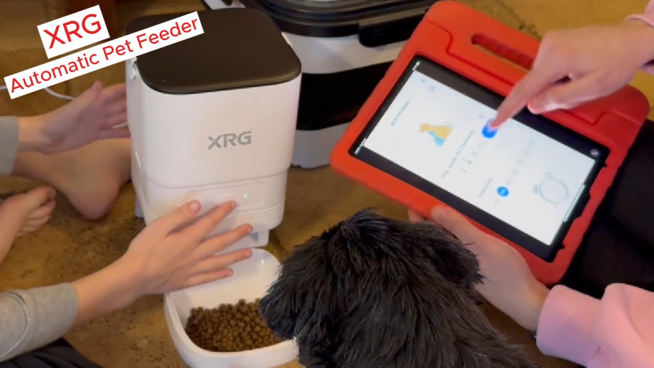XRG Automatic Pet Feeder, with app, portion control and schedule! 