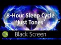 Fall asleep stay asleep  8hour sleep cycle isochronic tones black screen