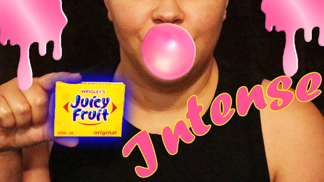 GUM CHEWING AND POPPING ASMR MOUTH SOUNDS NO TALKING YouTube