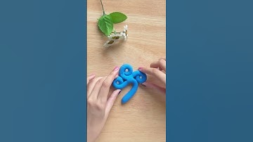 Easy Polymer Clay Sea Shell: Beginner tutorial #shorts #art