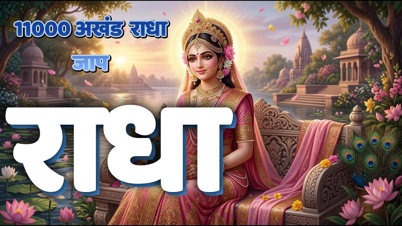 रोज़ सुबह राधा नाम का जाप | Daily Morning Radha Naam Jaap | Radha Naam Dhun | Radha Rani Bhajan LIVE