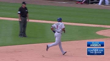 TEX@CWS: Andrus mashes a two-run homer to left-center