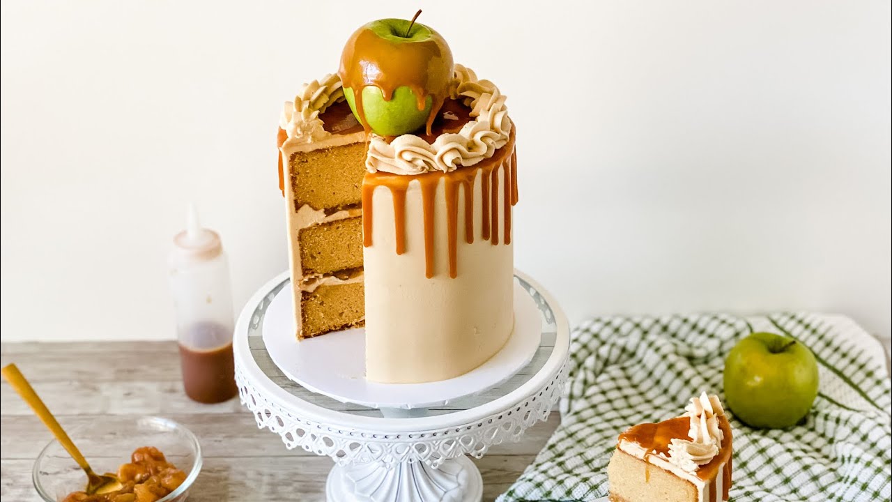 Caramel Apple Cake Decorating Tutorial YouTube