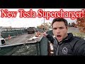 We Found ANOTHER New Tesla Supercharger! Still Under Construction!
