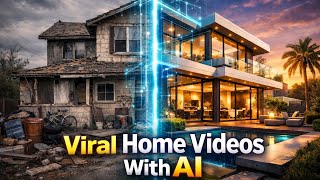 How I Create Viral Interior & Exterior Home Videos With AI, No Camera Needed 