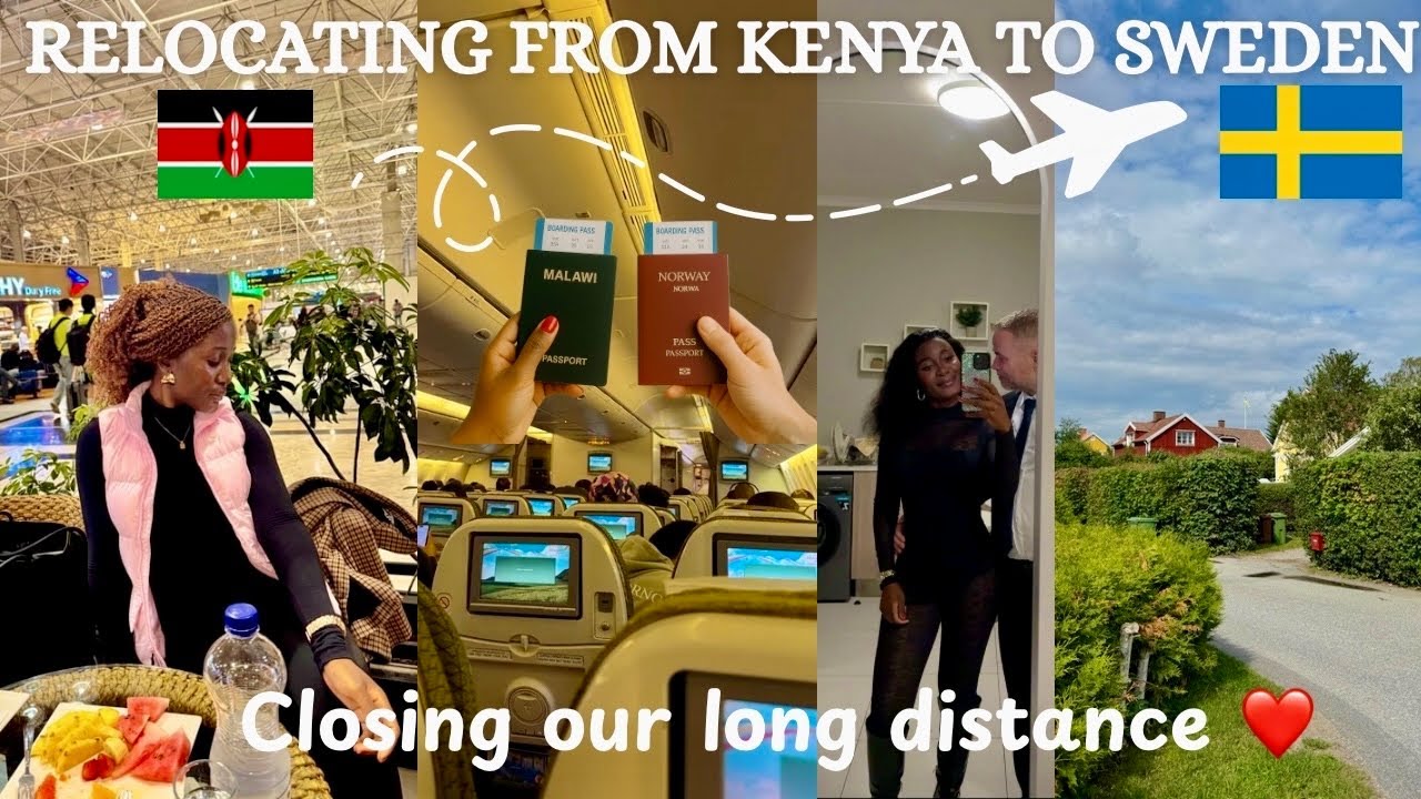 Relocating from Kenya to Sweden 🇰🇪✈️🇸🇪| Closing Our Long Distance ❤️My first time in Sweden