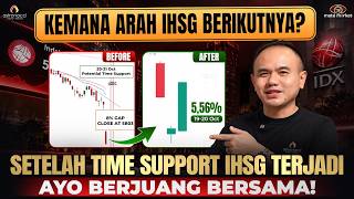 TIME SUPPORT IHSG TERJADI!! Bisa Lanjut Naik Keberapa? WAJIB NONTON