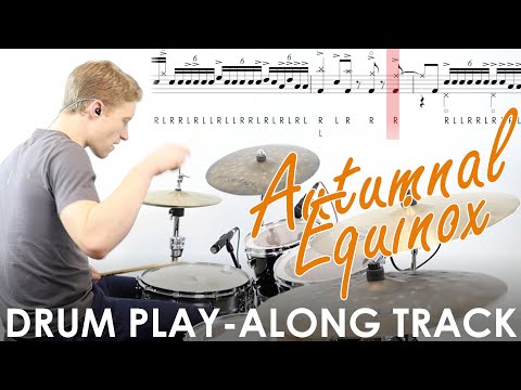 'Autumnal Equinox' – Free Jazz Rock Fusion Drum Play-along Track and Transcription