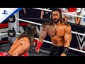 Seth Rollins vs Roman Reigns WWE 2K25 Raw Netflix Match 4K60 FPS #wwe2k25 #wwe2k25ps5