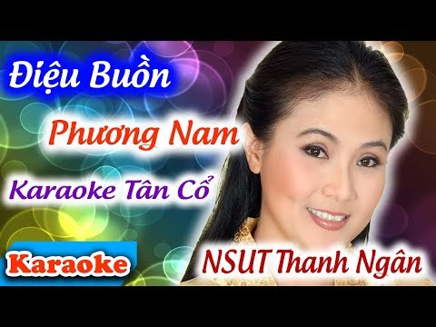 Điệu Buồn Phương Nam | Karaoke Tân Cổ | Thanh Ngân 