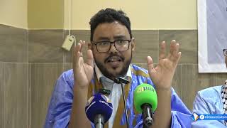 الدكتور محمد الأمين محمد المصطفى خلال مداخلته في ندوة حول طوفان الأقصى