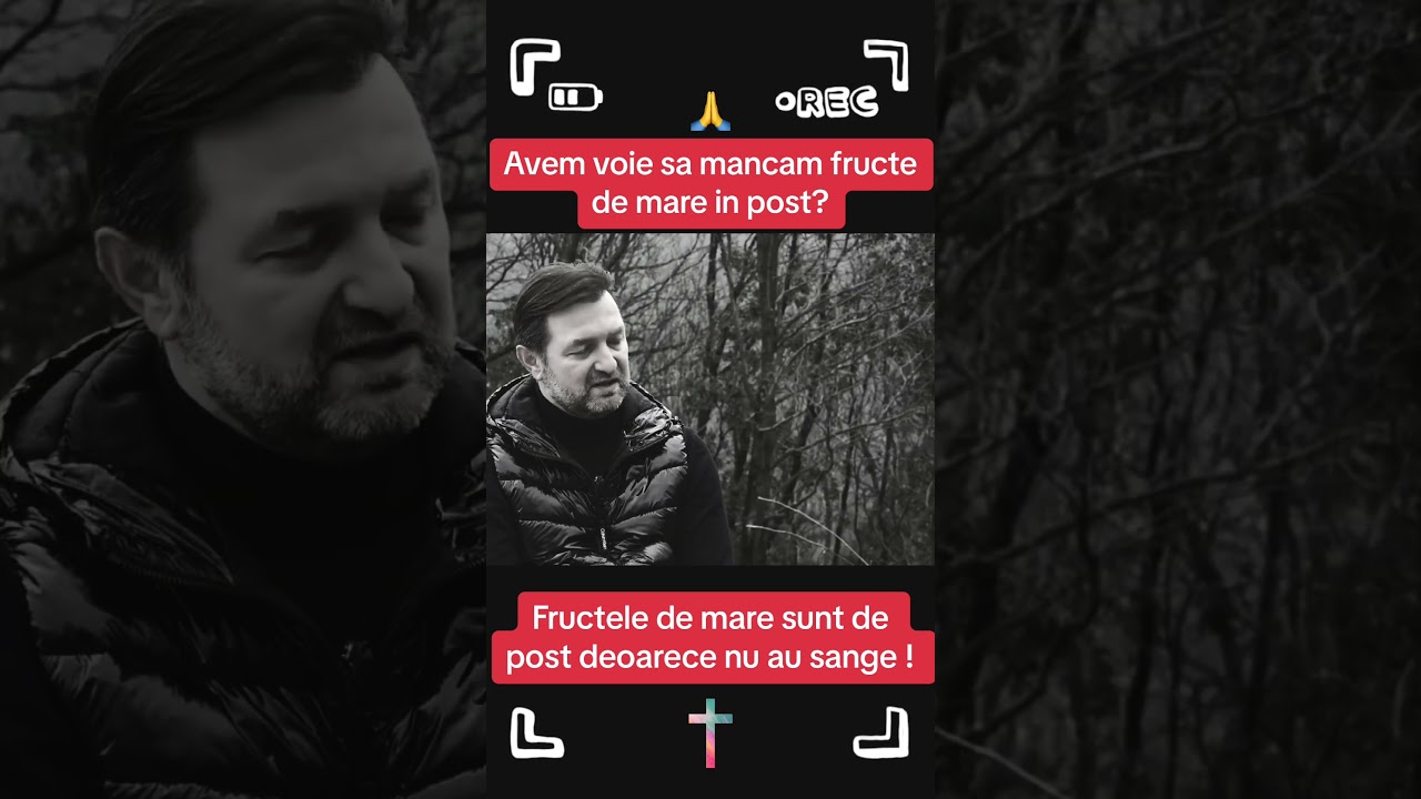 Ai voie fructe de mare in Post? Ce spune un preot despre carne in post 📿 