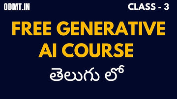 Free Generative AI Course in Telugu