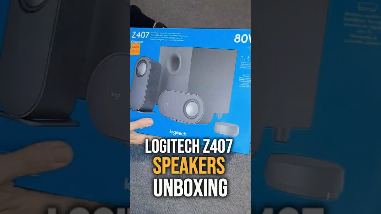 Logitech Z407 Speakers Unboxing 