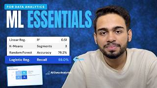 Full Machine Learning Essentials for Data Analytics | 3 Real Models Explained (Free Python Code) News