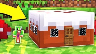 HOW TO LIVE INSIDE A CAKE IN MINECRAFT! *TROLLED!*