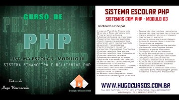 Sistema Escolar com PHP - Aula 01 - Módulo 03 - Introdução Módulo 03