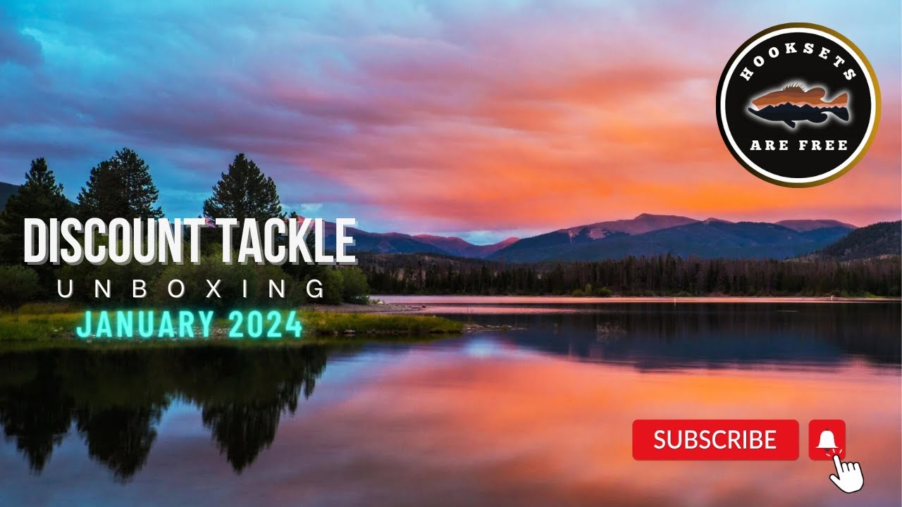 Discount Tackle Unboxing January 2024 New Bass Fishing Lures for