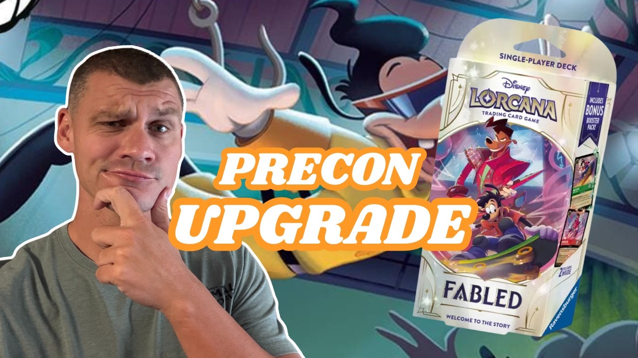 How To UPGRADE Your Starter Deck! | Disney Lorcana, Ruby, Emerald, Powerline, Deck Building