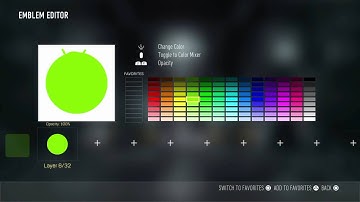 How to create an Android emblem on Call of duty advanced warfare