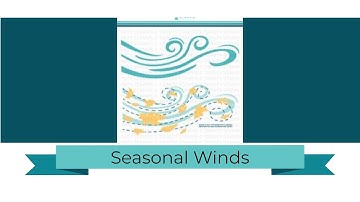 Trinity Stamps Product Closeup- Seasonal Winds Stencil