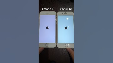 iPhone 6s vs iPhone 8 boot up test #shorts #iphone6s #iphone8