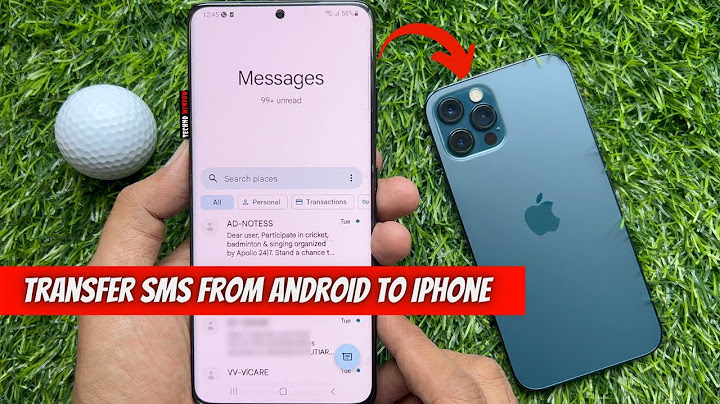How to transfer messages from iphone to android without computer