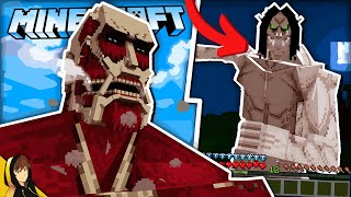 We added ATTACK ON TITAN to MINECRAFT using NO MODS?!?