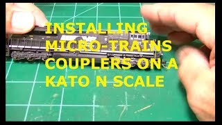 INSTALLING MICROTRAINS ON A KATO N SCALE LOCOMOTIVE