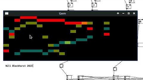 Pd GEM - GUI   drum machine / piano roll  sequencer GUI