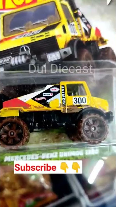 Hot Wheels MERCEDES-BENZ UNIMOG 1300 MUD RUNNERS#shorts #hotwheels