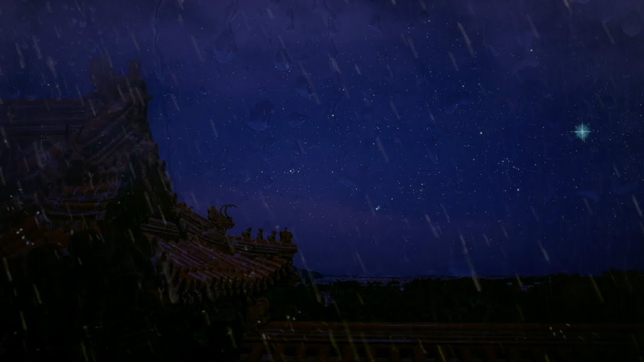 Obejrzyj Starry Night Rain Sounds For Sleeping Temple Rooftop - Fall Asleep Fast With Heavy Rainfall Relax w YouTube Obejrzyj Starry Night Rain Sounds For Sleeping Temple Rooftop - Fall Asleep Fast With Heavy Rainfall Relax w YouTube